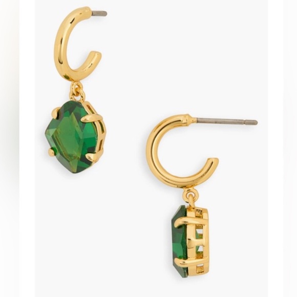 KATE SPADE Treasure Trove Drop Huggie Earrings - Picture 1 of 3
